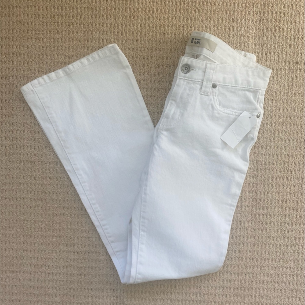 GAP Low-Rise White Jeans